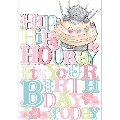 Hooray Its your birthday Me to You Bear Card £3.79